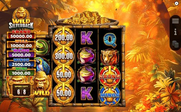 Wild Silverback - ekran igre tokom Free Spins